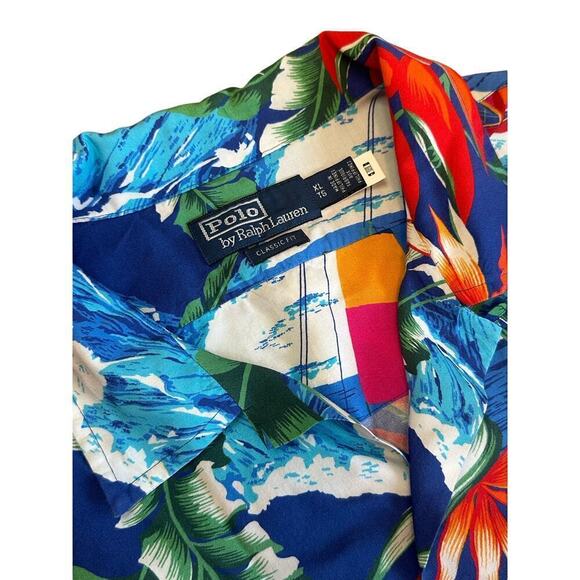 Ralph Lauren Classic Fit Hoffman Print Camp Shirt - Picture 3 of 9
